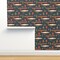 Rustic Lake Life Camping Woodland Nature Fishing Oar Cabin Tree Custom Removable Wallpaper by Spoonflower Peel & Stick Wallpaper 2FT Wide